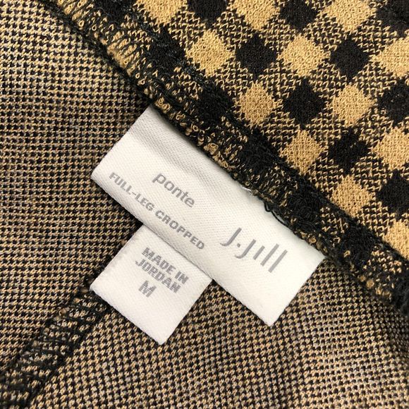 J Jill Women Ponte Full-Leg Cropped Pants Size Medium Viscose Blend B238 -25 - Picture 16 of 16